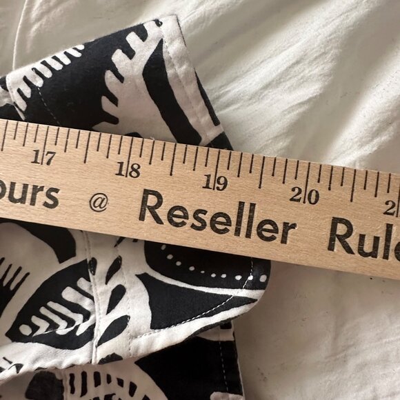 Lauren Ralph Lauren Womens Artsy Floral Button Up Top Black Lightweight 2X - Picture 12 of 12